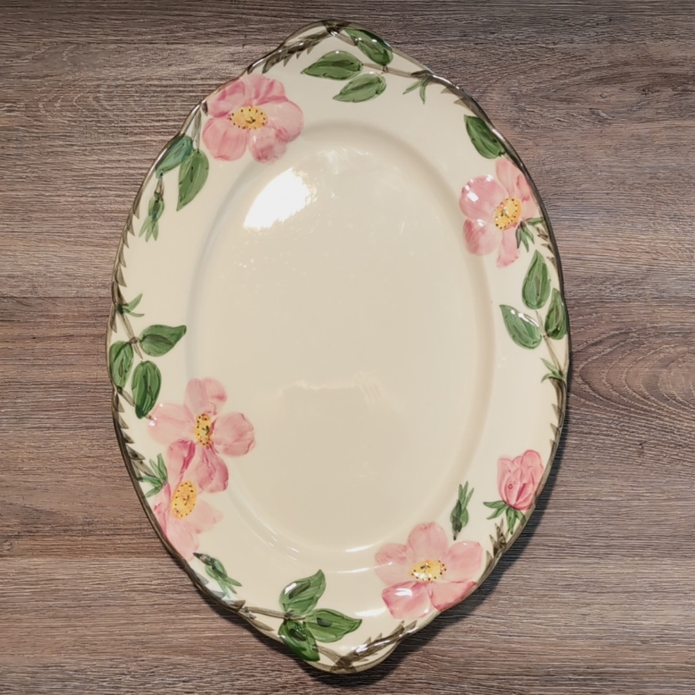 Vintage Franciscan Desert Rose Earthenware / Dinnerware Large Platter 14"